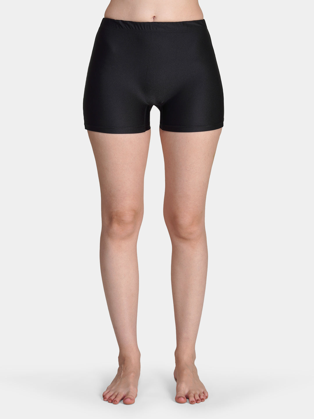 Brauch Women Black Padded Active Fit 2-Piece Swimwear Set