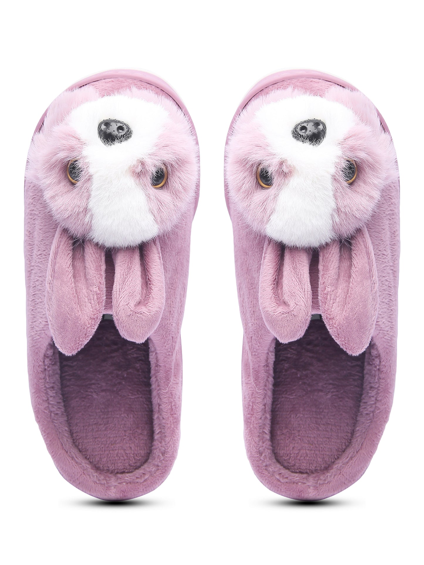 Brauch Women's Purple Cute Rabbit Winter Slippers