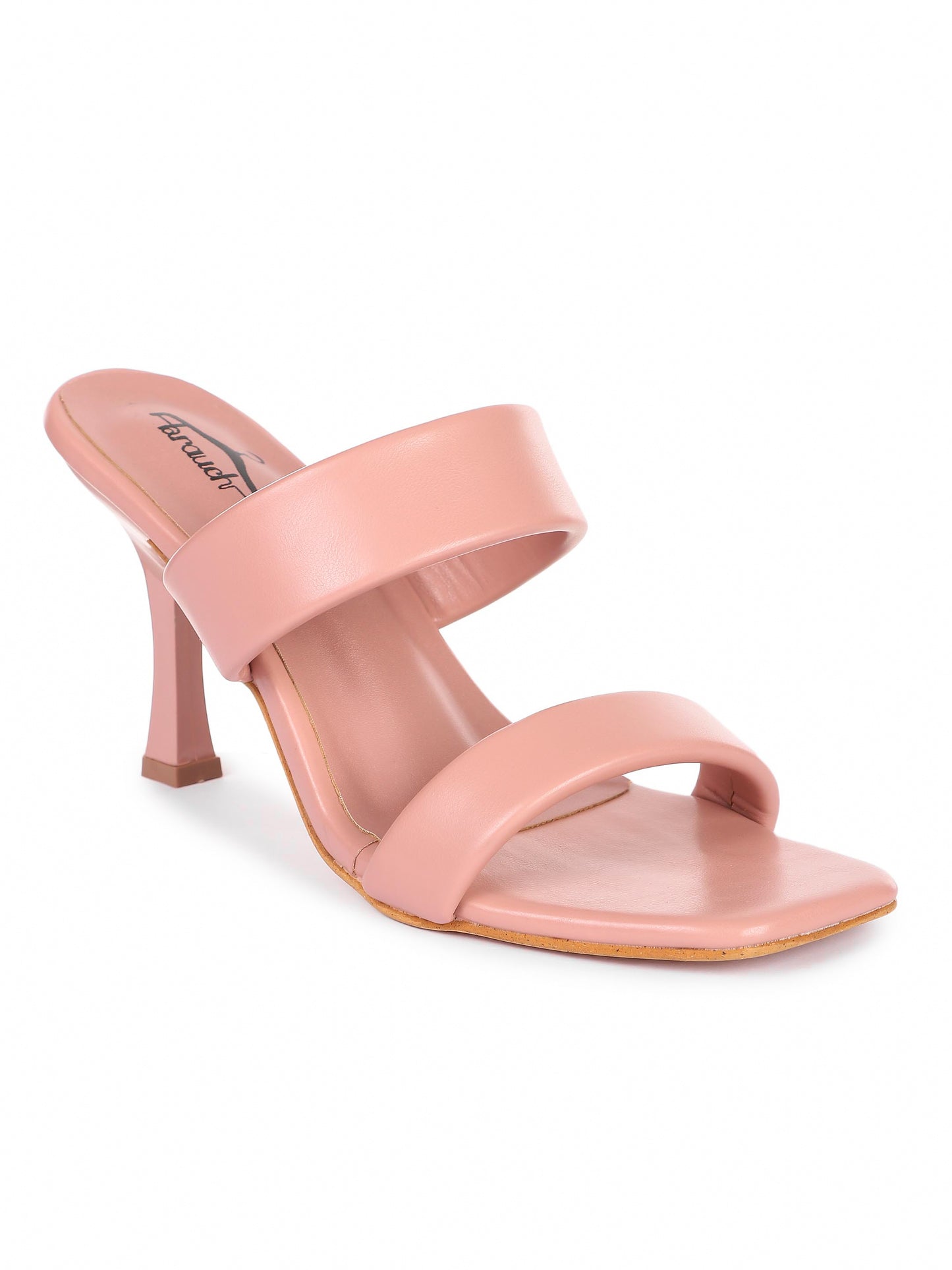 Brauch Women's Peach Solid Stiletto heels