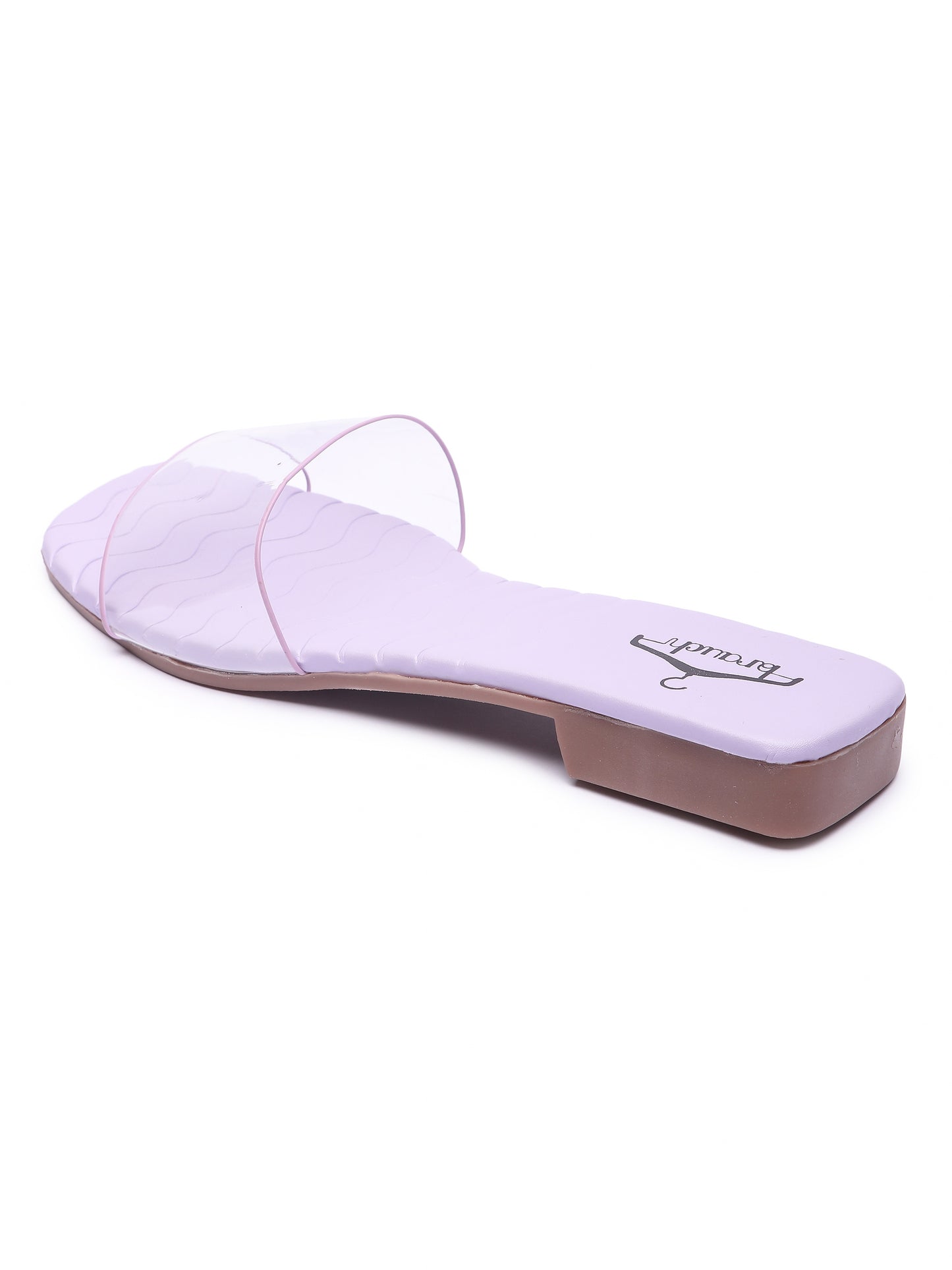 Brauch Lavender Transparent Patterned Flats