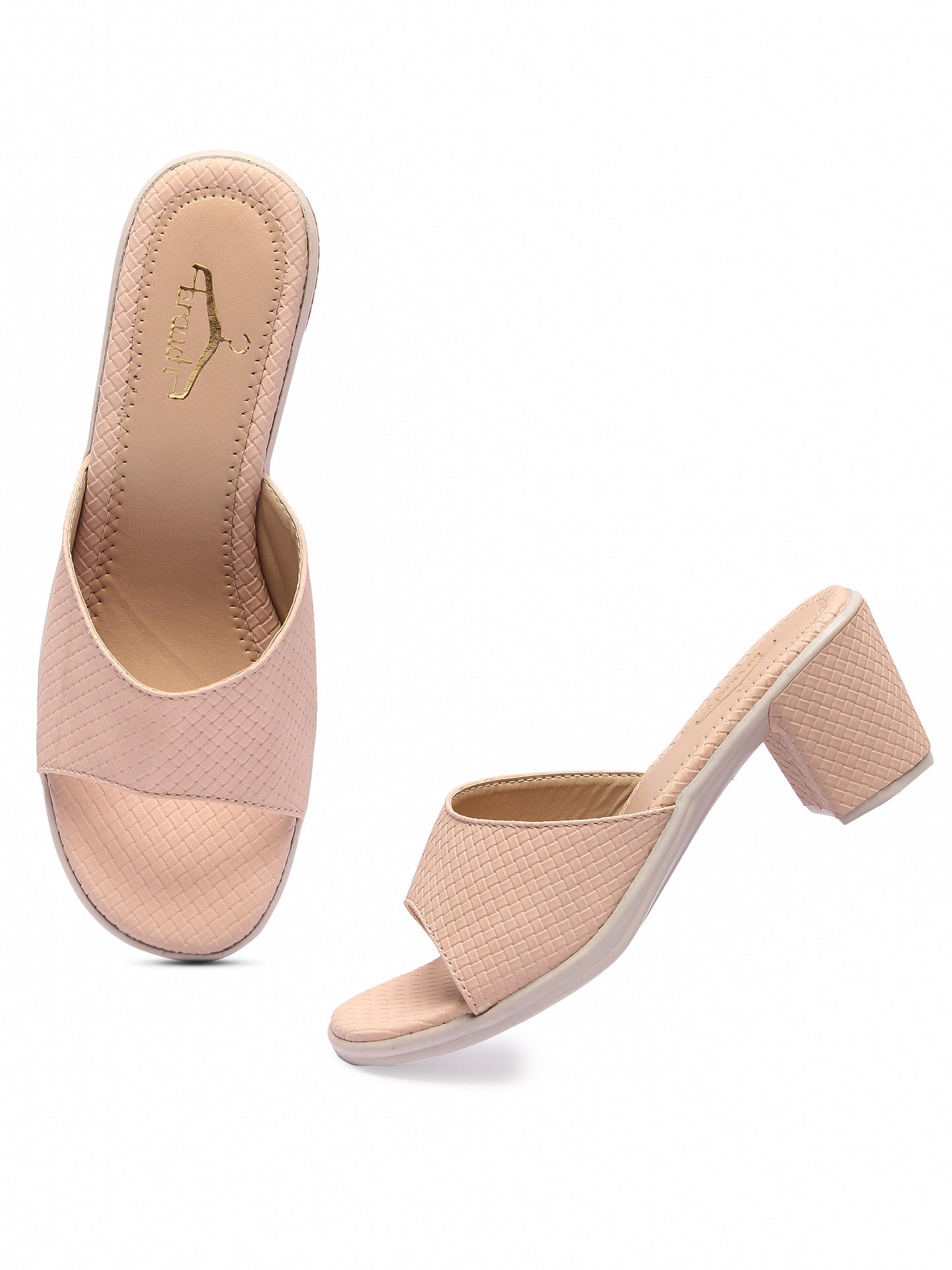 Brauch Women's Nude Patterned Heels