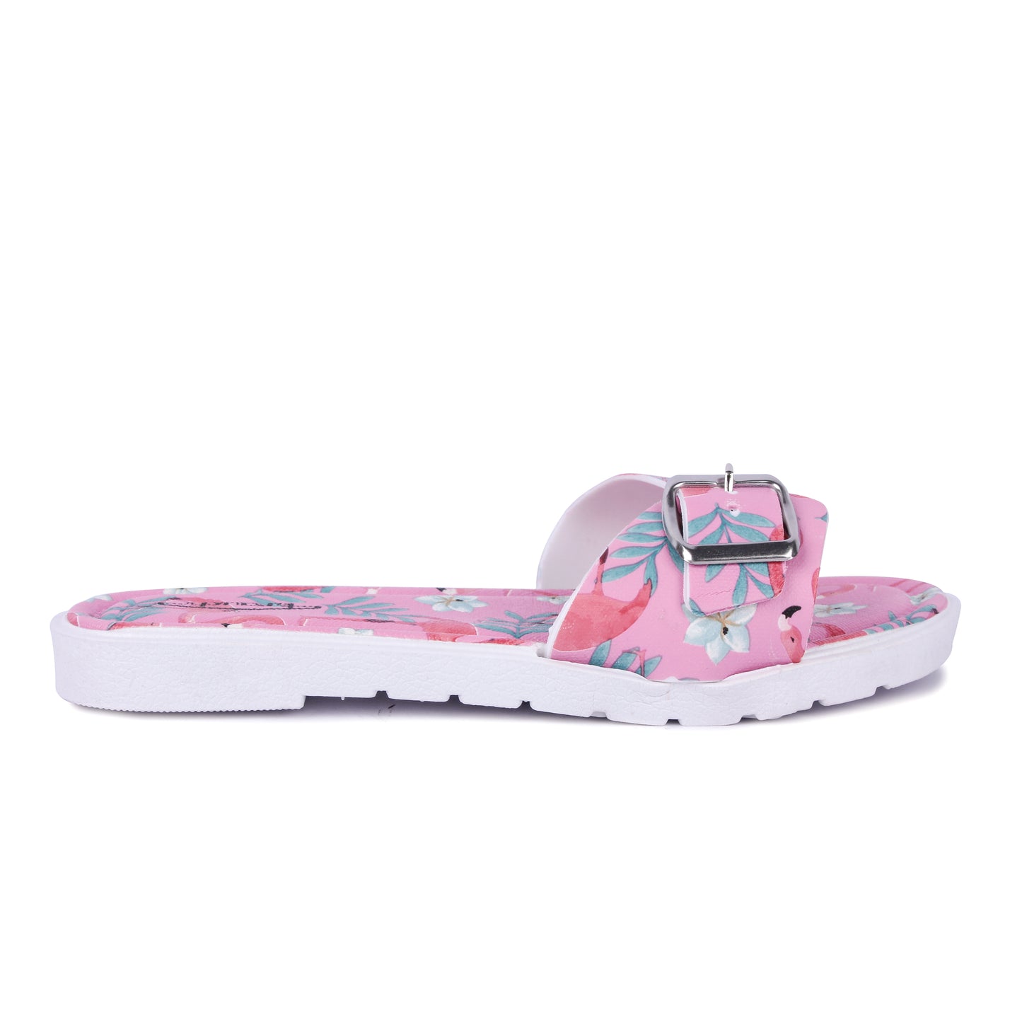 Brauch Women's Pink Flamingo Belt Slides