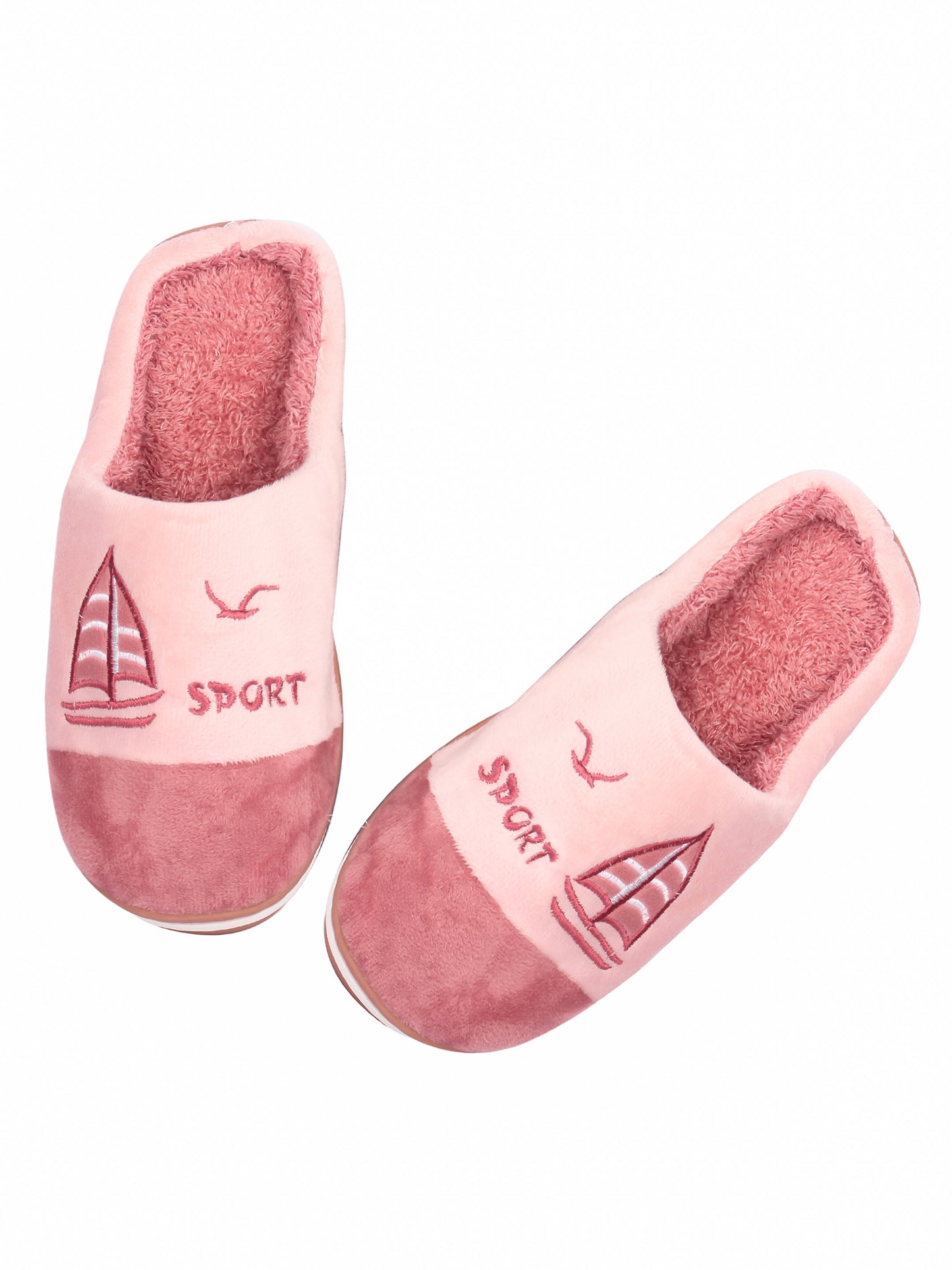 Brauch Women's Pink Boat Winter Slippers