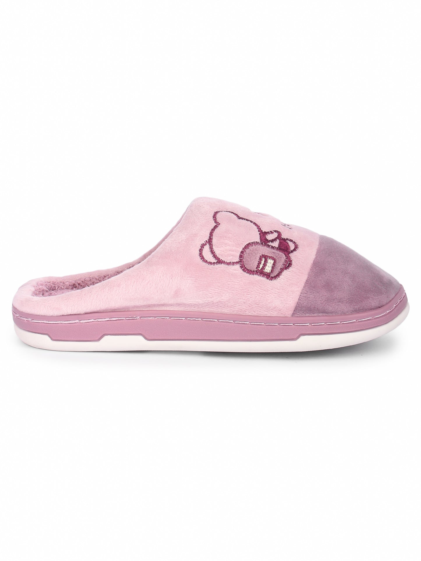 Brauch Women's Purple Go To School Fur Winter Slippers