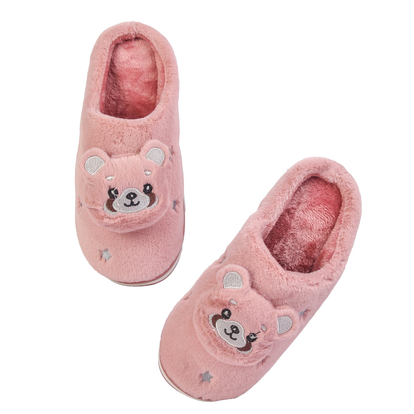 Brauch Women's Pink Panda Winter Slippers