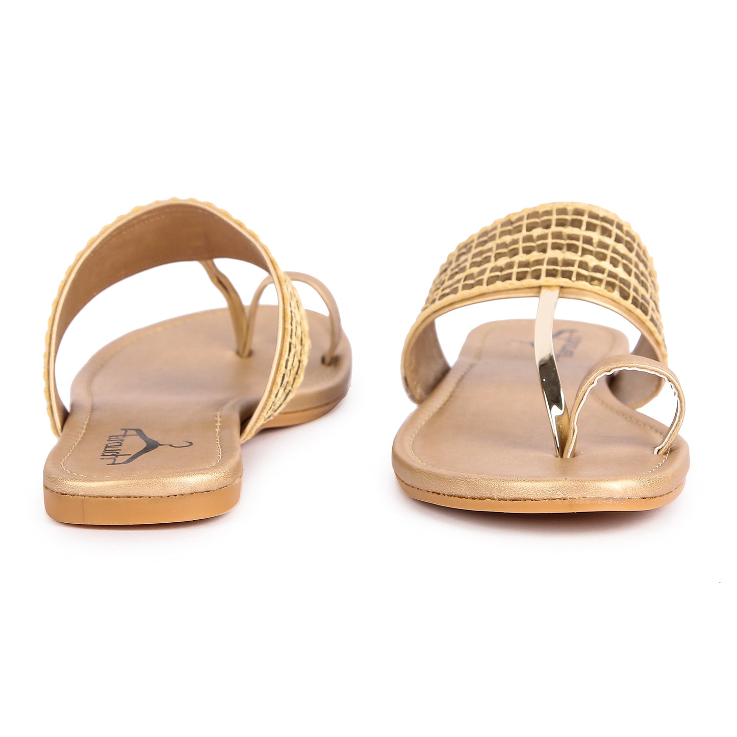 Brauch Women's Copper Thumb Square Flats