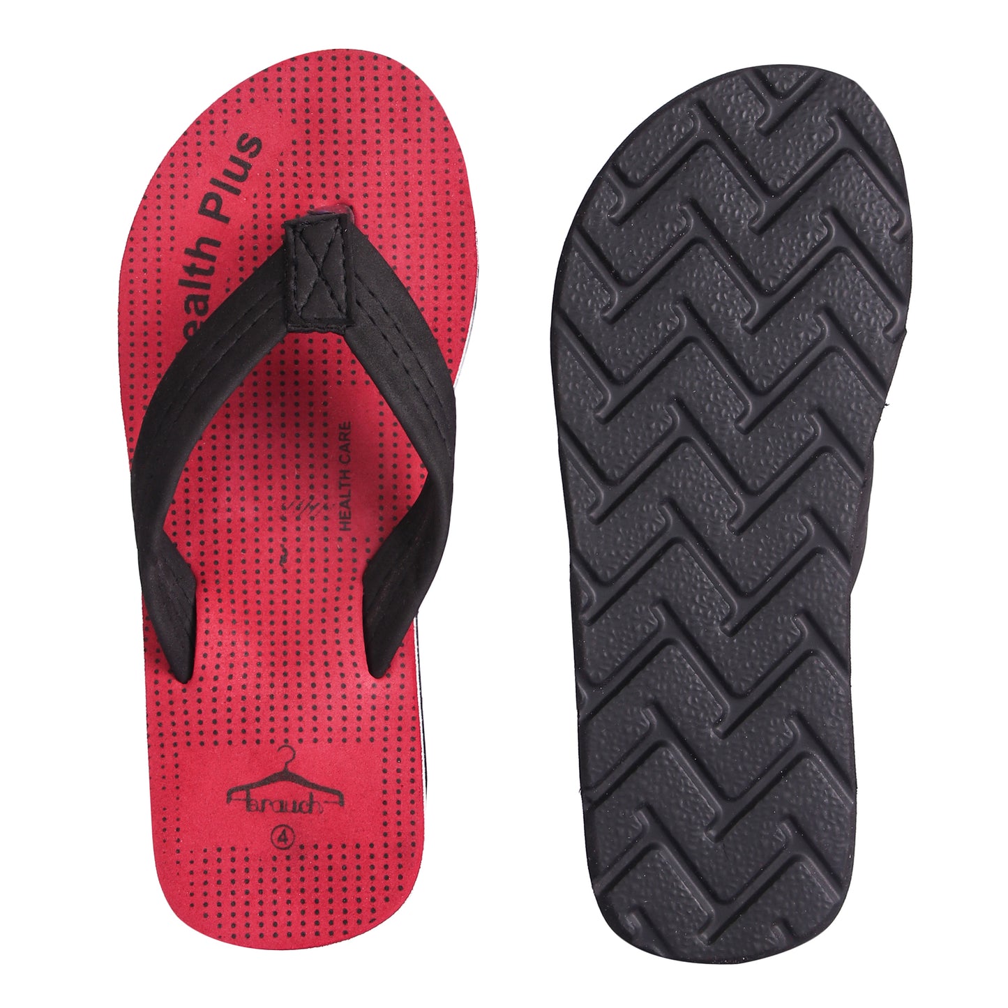 Brauch Women's Maroon Comfort Doctor Sole Orthopedic Slipper