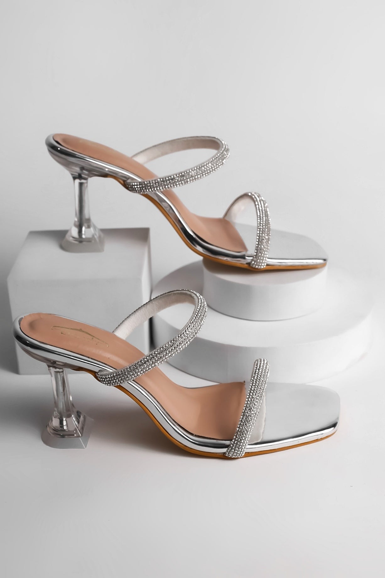 Alto High Heel - Pearl/Silver – Andrew Ma Footwear