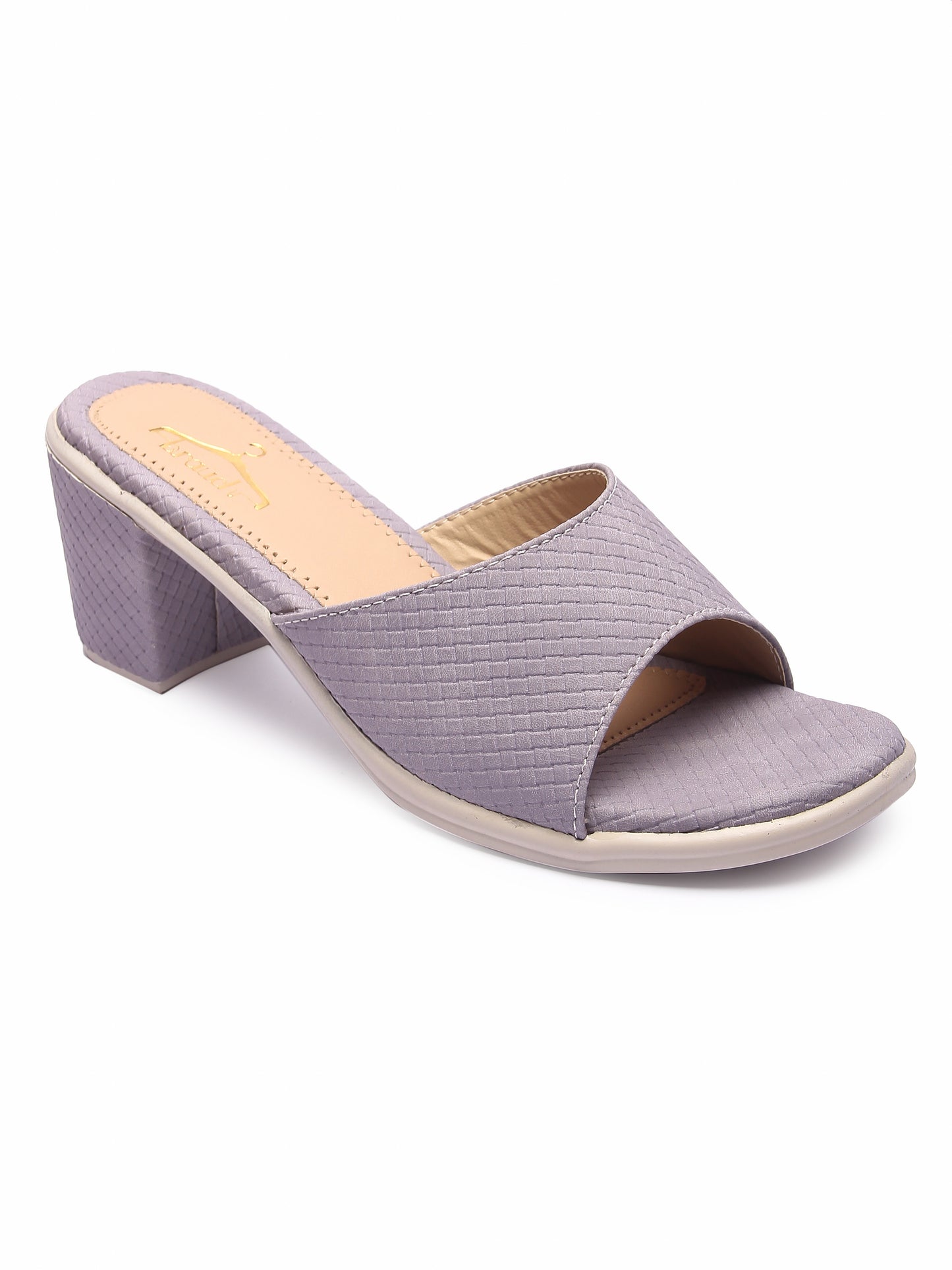 Brauch Women's Lavender Patterned Heels
