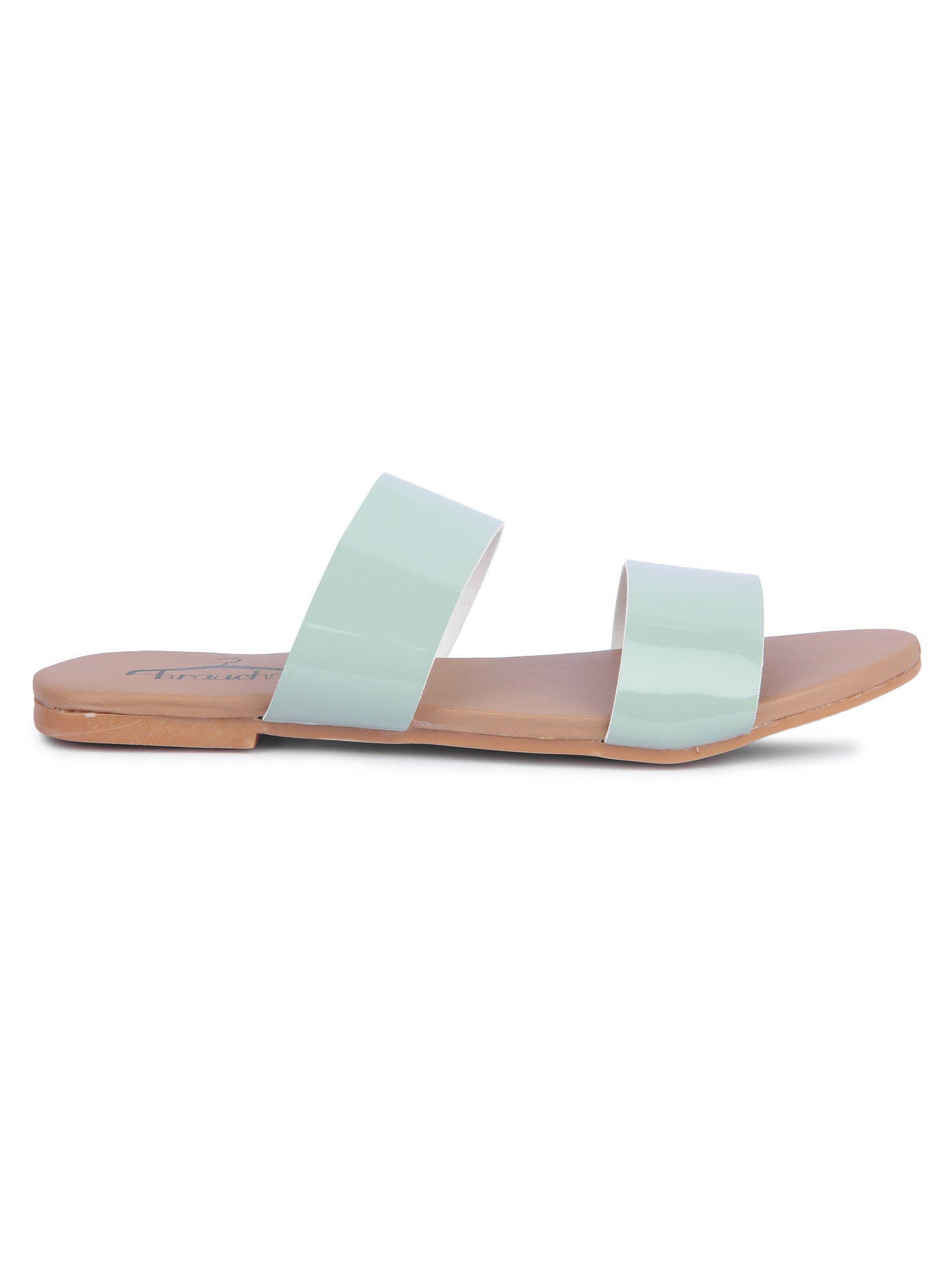 Brauch Women's Olive Strap Flats
