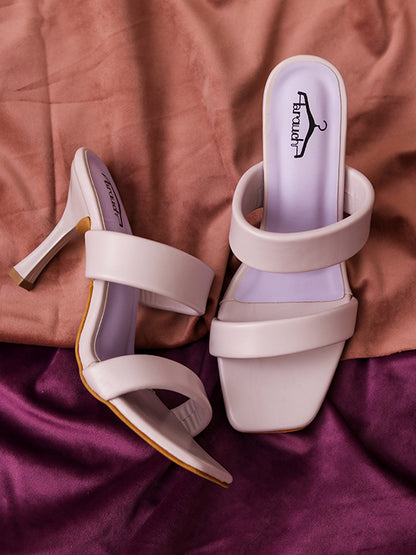 Brauch Women Lavender Solid Stiletto Heel