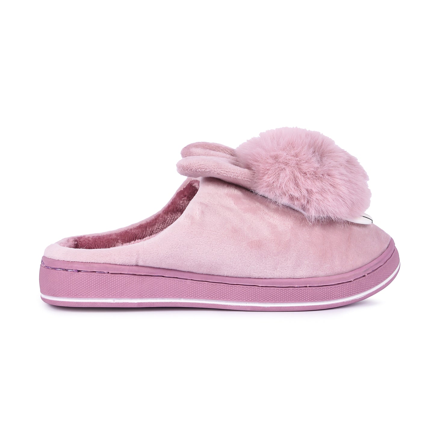 Brauch Women's Purple Cute Rabbit Winter Slippers