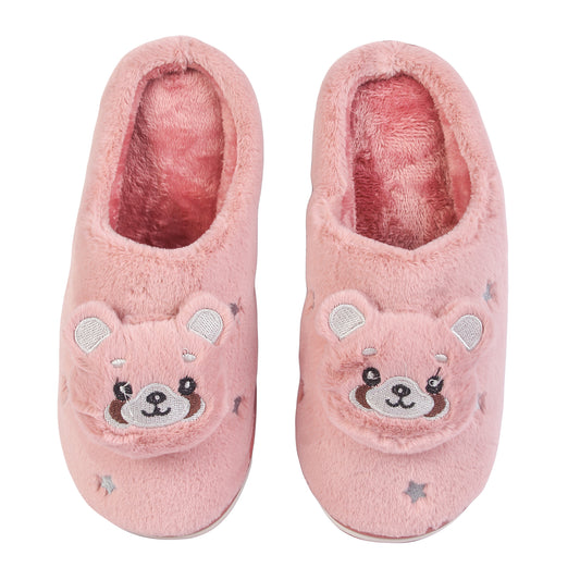Brauch Women's Pink Panda Winter Slippers